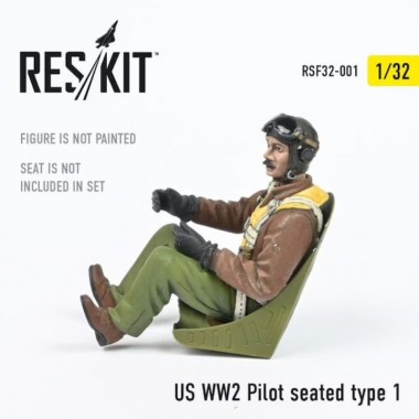 1/32 US WW2 Pilot Seated...