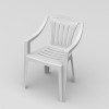 1/35 Resin Chair (with armrests)