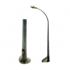 1/35 Modern single street light pole short