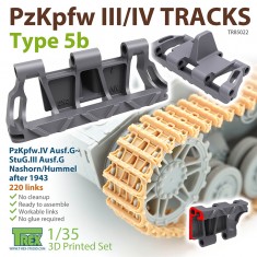 1/35 PzKpfw.III/IV Tracks Type 5b