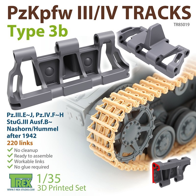 1/35 PzKpfw.III/IV Tracks Type 3b