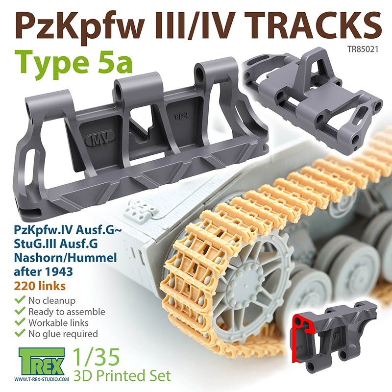 1/35 PzKpfw.III/IV Tracks Type 5a