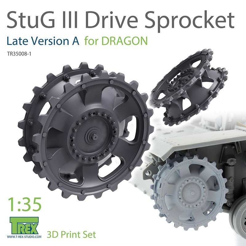 1/35 StugIII Sprocket Set (Late Version A) for DRAGON