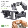 1/35 Willys MB Grille w/Fenders Set for TAKOM