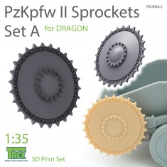 1/35 PzKpfw II Sprockets Set A for DRAGON
