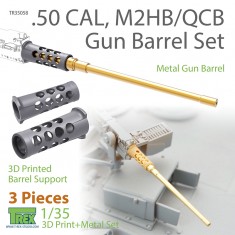 1/35 .50 CAL, M2HB/QCB Gun Barrel Set (3 pieces)