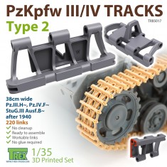 1/35 PzKpfw.III/IV Tracks Type 2