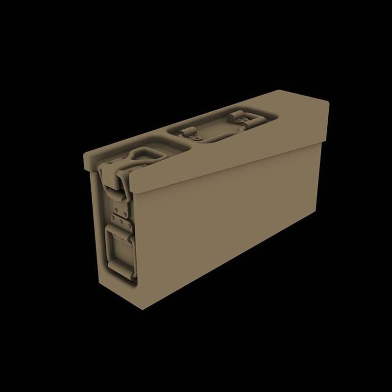 1/35 Metal ammo boxes for MG34/42 (12pcs)