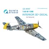 1/48 Bf 109E 3D-Printed & coloured Interior on decal paper (for Tamiya kit)