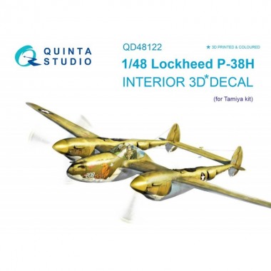1/48 P-38H 3D-Printed &...