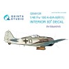 1/48 Fw 190 A-8/A-9 (R11) 3D-Printed & coloured Interior on decal paper (for Eduard kit)