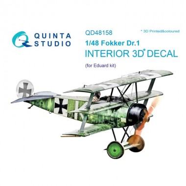 1/48 Fokker Dr.1 3D-Printed...