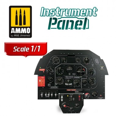 North American P-51B Mustang - Instrument Panel 1/1 Scale