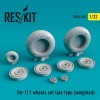 1/32 He-111 wheels set late type (weighted)
