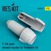 1/32 F-14A open exhaust nozzles for Trumpeter Kit