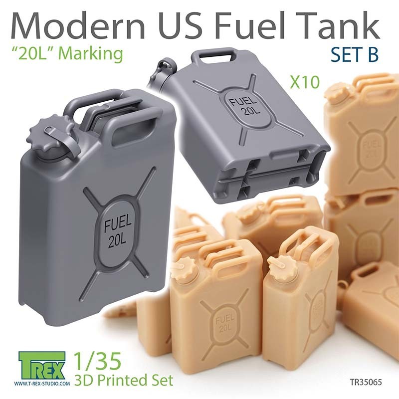 1/35 Modern US Fuel Tank Set B "20L" Marking