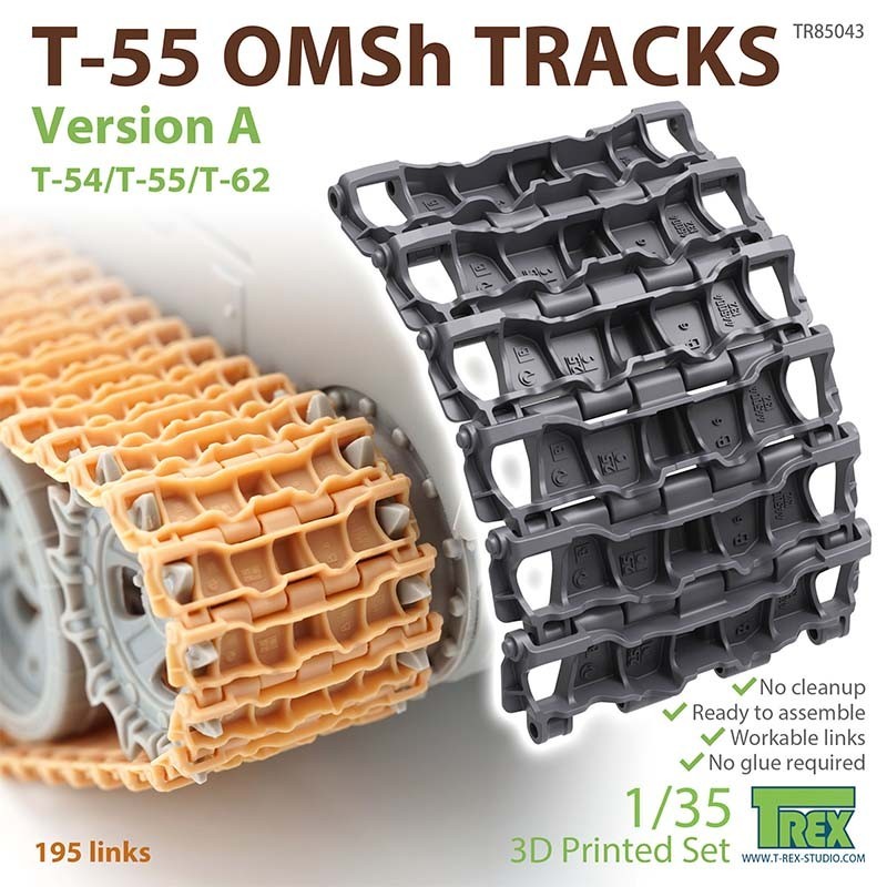 1/35 T-55 OMSh Tracks Version A