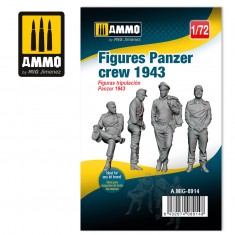 1/72 Figuras Panzer crew 1943