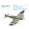 1/48 Spitfire Mk.V 3D-Printed & coloured Interior on decal paper (for Eduard  kit)