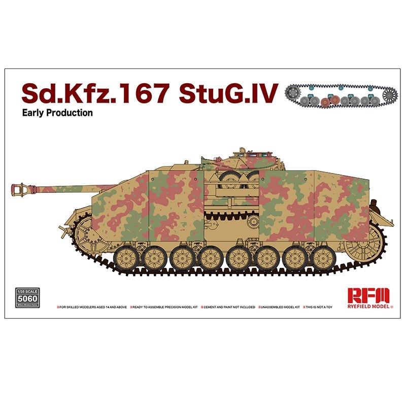 1/35 Sd.Kfz.167 StuG.IV Early Production w/workable track links, without interior
