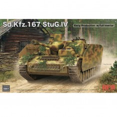 1/35 Sd.Kfz.167 StuG.IV Early Production w/full interior & workable track links