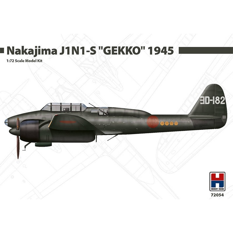 1/72 Nakajima J1N1-S "GEKKO" 1945
