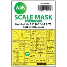 1/72 Heinkel He 111H-2/H-3 double-sided painting mask for Hasegawa / Hobby2000