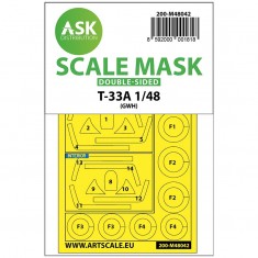 1/48 T-33A double-sided painting mask for Great Wall Hobby