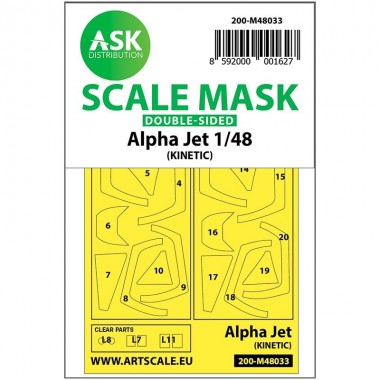 1/48 Alpha Jet Máscara de...