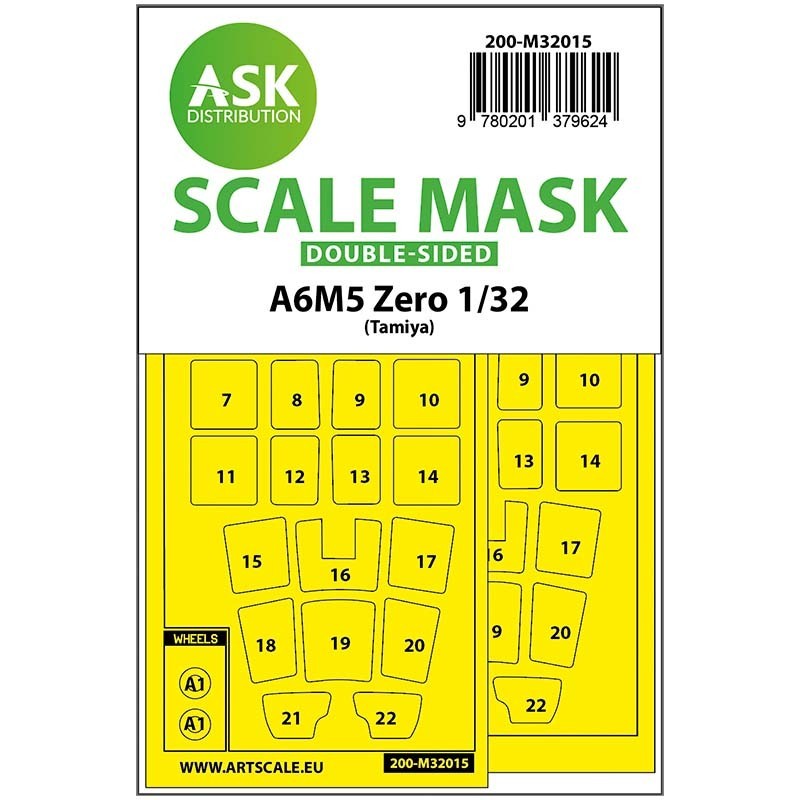 1/32 A6M5 Zero double-sided express masks for Tamiya
