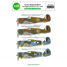 1/72 Curtiss Mohawk IV over Egypt and Burma 1941-1943