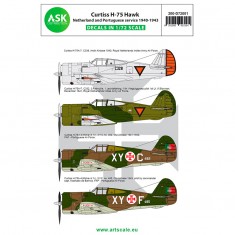 1/72 Curtiss H-75 Netherland and Portuguese service 1940-1943