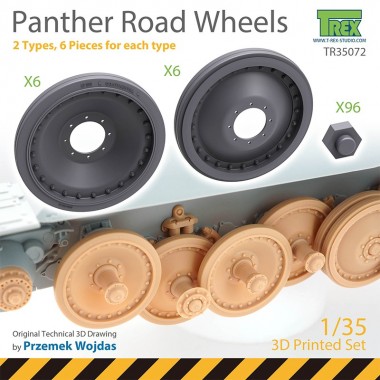 1/35 Panther Road Wheels (2...