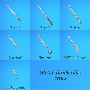 1/32 Turnbuckles Type C (30...