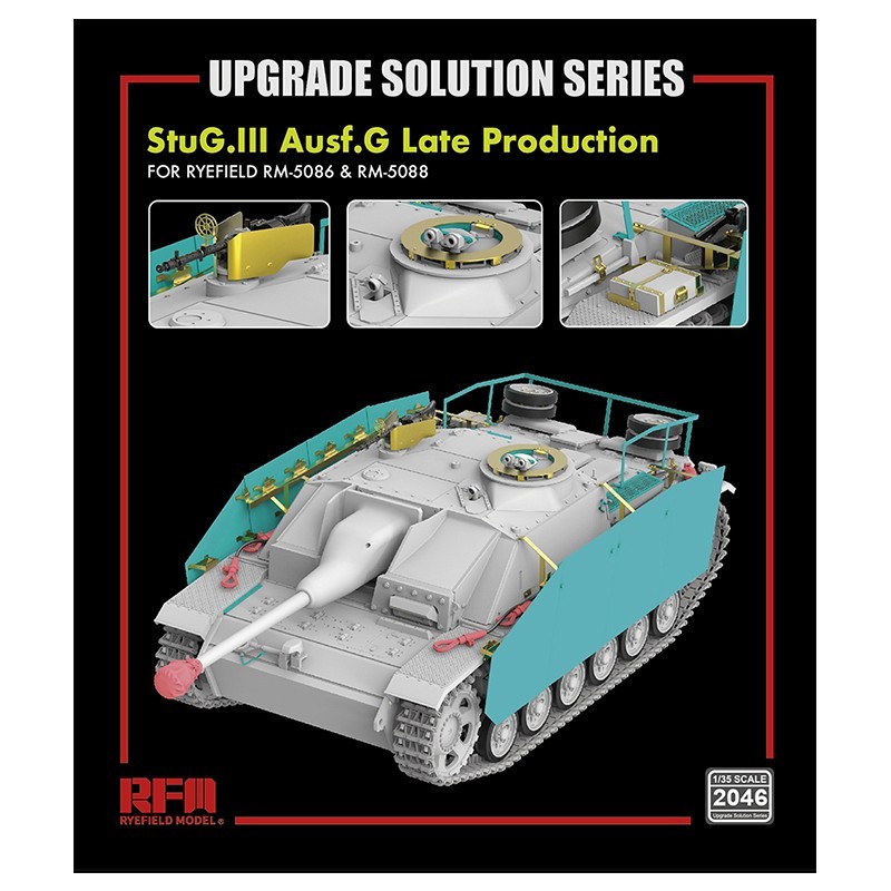 1/35 Upgrade set for 5086 5088 StuG.III Ausf.G Late Production