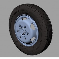 1/35 Opel Blitz road wheels early (commercial pattern)