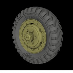 1/35 M3 “Scout car” road wheels (Firestone)