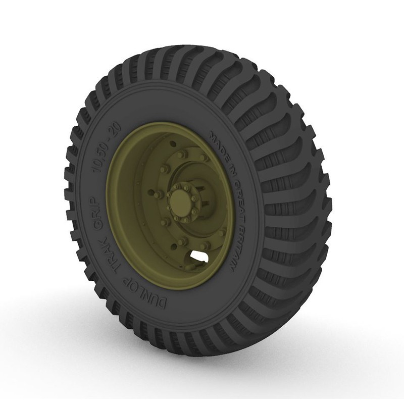 1/35 Leyland “Retriever” Road wheels (Dunlop)