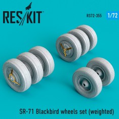 1/72 SR-71 "Blackbird" wheels set (weighted)