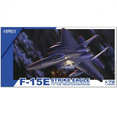 1/72 F-15E Strike Eagle Dual Roles Fighter with New Targeting Pod & Ground Attack