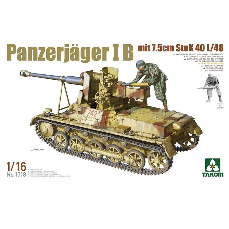 1/16 Panzerjäger I B mit 7.5cm StuK 40 L48