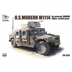 1/72 U.S. Modern M1114 FRAG 5 with GPK Turret Up-Armored HMMWV