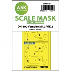 1/32 DH-100 Vampire Mk.5 double-sided express masks for Infinity
