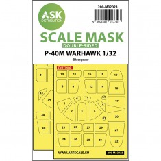 1/32 P-40M Warhawk double-sided express masks for Hasegawa/Hobby2000