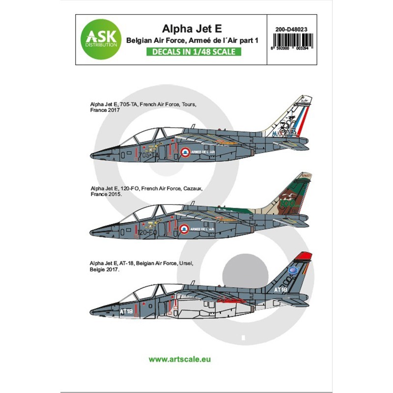1/48 Alpha Jet E  Belgian AF and Armeé de l´Air