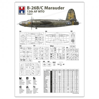 1/72 B-26 B/C Marauder 12th...
