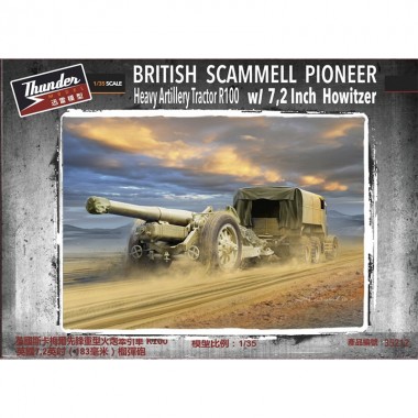 1/35 Scammell Pioneer R100 Artillery Tractor with 7,2 inch Howitzer