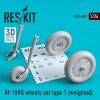 1/24 BF-109G Wheels set Type 1 (Weighted)