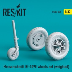 1/32 MESSERSCHMIT BF-109E Wheels set (Weighted)