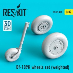 1/32 BF-109K Wheels set (Weighted)
